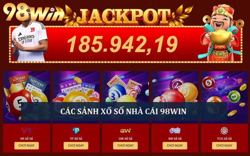 Các sảnh chơi thú vị, ăn khách tại Xổ số nhà cái 98Win