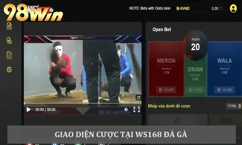 Giới Thiệu Sảnh Ws168 Đá Gà 98WIN