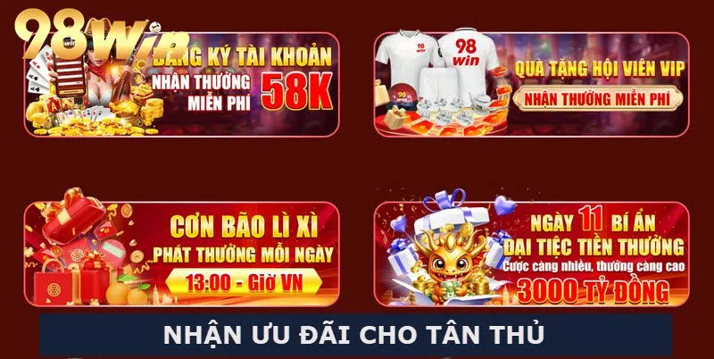 Tận hưởng hàng loạt ưu đãi khủng cho tân thủ