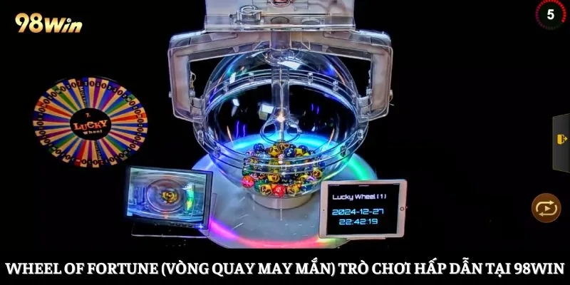 Wheel of Fortune (Vòng Quay May Mắn) trò chơi hấp dẫn tại 98win